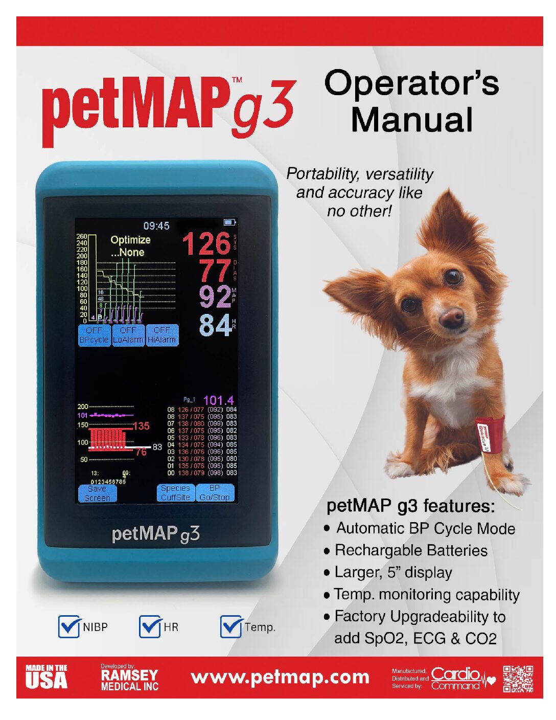 petMAP G3 Operator's Manual